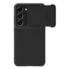 Nillkin Synthetic Fiber S Case etui Samsung Galaxy S23 pokrowiec osłona na aparat czarne