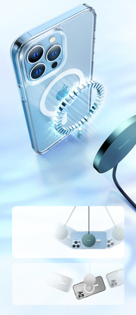 McDodo transparent magnetic phone case for iPhone 12/12PRO PC-1890