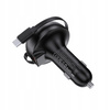 PALPRO SZYBKA ŁADOWARKA SAMOCHODOWA 2X USB-A USB-C KABEL ZWIJANY 53W