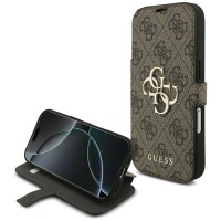 GUESS ETUI BOOK 4G METAL LOGO DO IPHONE 17 PRO NAJLEPSZE