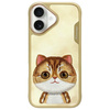 NIMMY ETUI CASE DO IPHONE 16 6.1 BIG EYED PET CAT OCHRONNE ANTYPOWIERNIOWE
