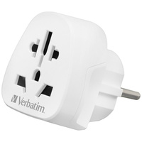 VERBATIM ADAPTER PRZEJŚCIÓWKA DO EU UK US ZŁĄCZE BIAŁY DO ŁADOWANIA 49549