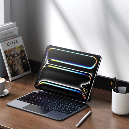 Etui z klawiaturą Dux Ducis (MK series) na iPad Pro 11" (2024) - czarne