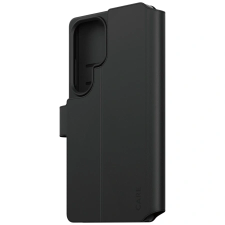 Etui CARE by PanzerGlass Feature Wallet Kickstand na Samsung Galaxy S25 Ultra - czarne