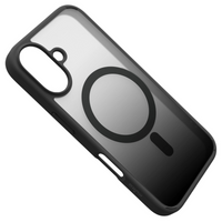 Etui silikonowe Puro Gradient MagSafe do iPhone 16 - czarne