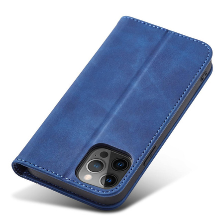 Magnet Fancy Case etui Samsung Galaxy A23 5G pokrowiec z klapką portfel podstawka niebieskie