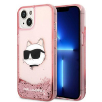 Karl Lagerfeld KLHCP14MLNCHCP iPhone 14 Plus 6,7" różowy/pink hardcase Glitter Choupette Head