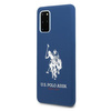 Etui U.S. Polo Assn. Silicone Collection na Samsung Galaxy S20+ - granatowe