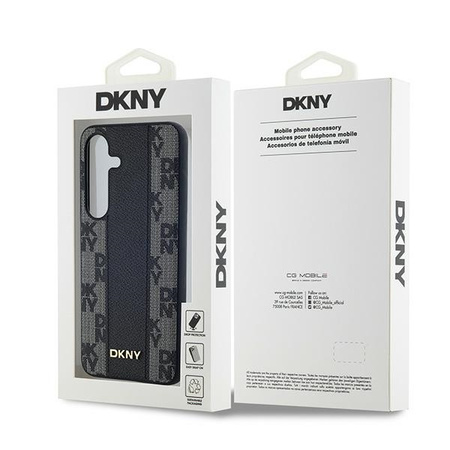 DKNY ETUI MAGNETYCZNE DO SAMSUNG GALAXY S24 S921 HARDCASE LEATHER CHECKERED