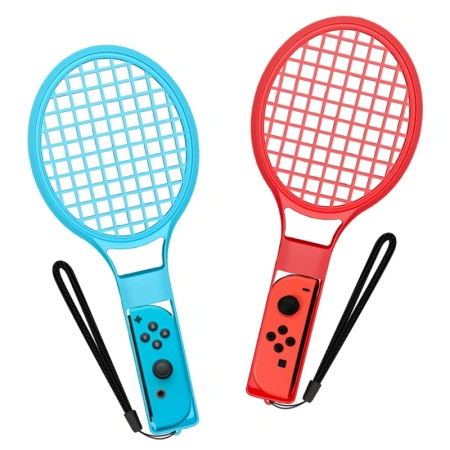 Pakiet akcesoriów rodzinnych 10 w 1 do gry Nintendo Switch Sports - zestaw czerwony i niebieski