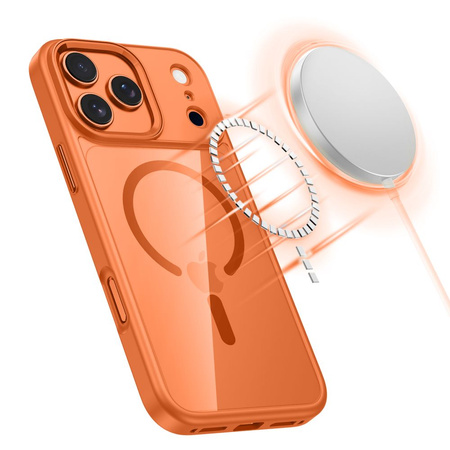 TECH-PROTECT MAGMAT MAGSAFE IPHONE 17 PRO COSMIC ORANGE/CLEAR