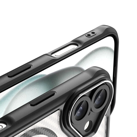 HURTEL ETUI CASE LEADING SERIES DO IPHONE 16 DO MAGSAFE SILIKONOWE CZARNE