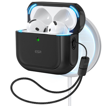 ESR ETUI CASE DO AIRPODS 4 ORBIT HYBRID ZAMKNIĘCIE OCHRONA ANTYZDERZENIOWA