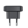 Ładowarka Acefast A100 65W GaN 2 USB-C+ USB-A ultra cienka - czarna