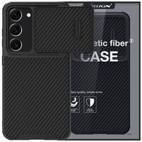 Nillkin Synthetic Fiber S Case etui Samsung Galaxy S23+ pokrowiec osłona na aparat czarne