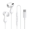 Słuchawki Baseus Encok CZ20 dokanałowe przewodowe USB-C - białe