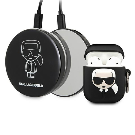 KARL LAGERFELD ETUI CASE AIRPODSCAS DO APPLE AIRPODS Z POWER BANKIEM IKONIK