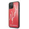 Karl Lagerfeld KLHCN58DLKSRE iPhone 11 Pro czerwony/red hard case Signature Glitter