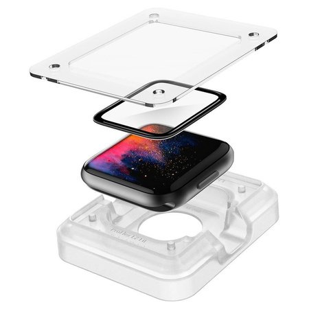SZKŁO HYBRYDOWE SPIGEN PROFLEX ”EZ FIT” APPLE WATCH 4/5/6/SE (44MM)