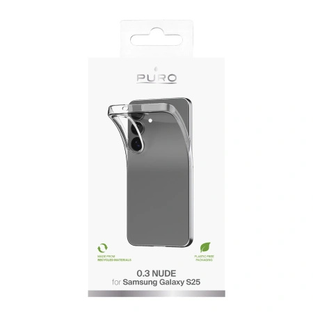 PURO ETUI SILIKONOWE DO SAMSUNG GALAXY S25 PRZEZROCZYSTE OCHRONA NA TELEFON