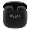 Słuchawki Bluetooth Guess GUTWST26PSK TWS + stacja dokująca - czarne Classic EST Logo