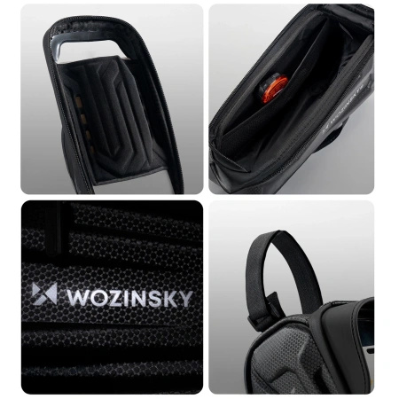 WOZINSKY SAKWA ROWEROWA NA RAMĘ DO TELEFONU PANCERNA 1.7L NAJLEPSZA