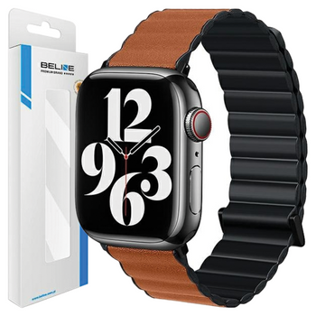 BELINE PASEK DO APPLE WATCH 42 44 45 49MM DO APPLE WATCH MAGNETYCZNY CZARNY