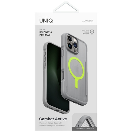 UNIQ ETUI POKROWIEC COMBAT ACTIVE DO IPHONE 16 PRO MAX MAGCLICK CHARGING