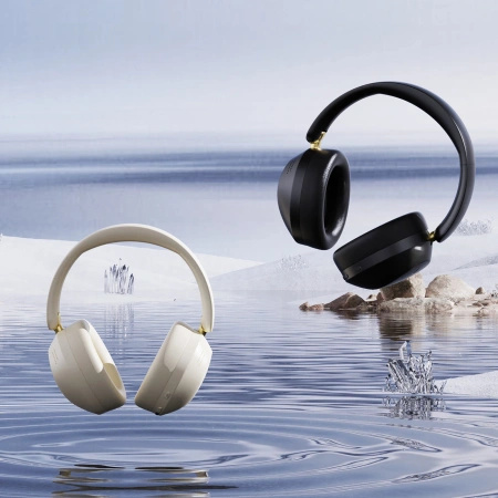 Słuchawki bezprzewodowe Dudao X22 Max nauszne Bluetooth z ANC - beżowe