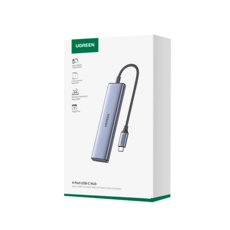 UGREEN HUB PRZEJŚCIÓWKA USB-C DO USB-A USB-C 20CM DO TELEFONU LAPTOPA