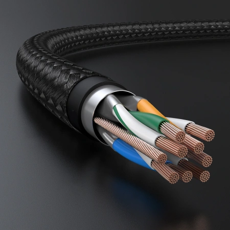 UGREEN KABEL ETHERNET RJ45 10M CAT 7 10GBPS DO KONFERENCJI ONLINE PC LAPTOP
