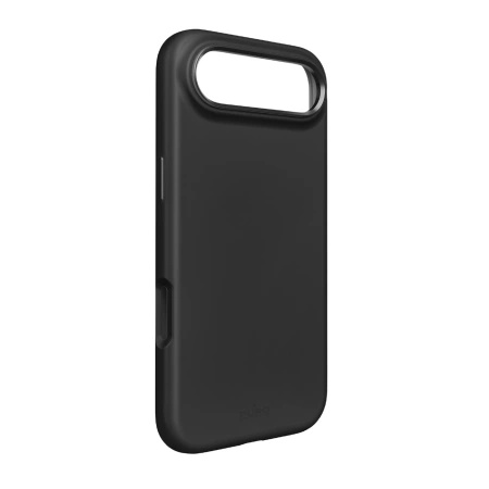 Etui silikonowe Pure Icon Mag Pro Liquid Silicone na iPhone 17 Air kompatybilne z MagSafe, z ochroną aparatu i aluminiowymi przyciskami - czarne