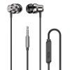 Słuchawki dokanałowe Dudao X10PRO przewodowe 3,5mm mini jack - czarne