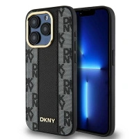 DKNY POKROWIEC HARDCASE DO IPHONE 15 PRO MAX DO MAGSAFE SKÓRZANY CHECKERED