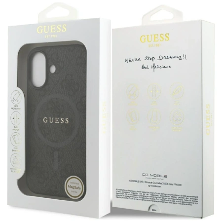 GUESS ETUI 4G RING CLASSIC LOGO MAGSAFE DO IPHONE 17 CASE Z LOGO