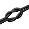 Baseus Three Primary Colors kabel 3w1 USB - micro USB / Lightning / USB-C w nylonowym oplocie 3.5A 1,2M czarny (CAMLT-BSY01)