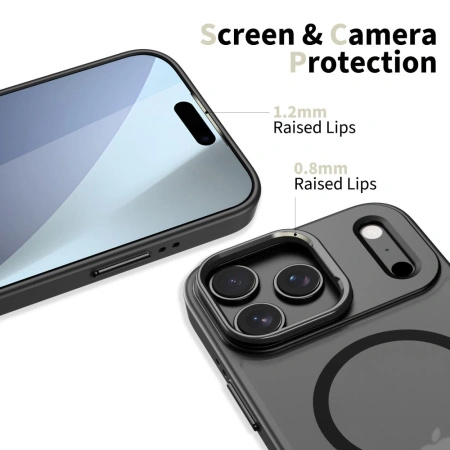 TECH-PROTECT ETUI MAGSTAND MAGSAFE DO IPHONE 17 PRO MAX MATOWE