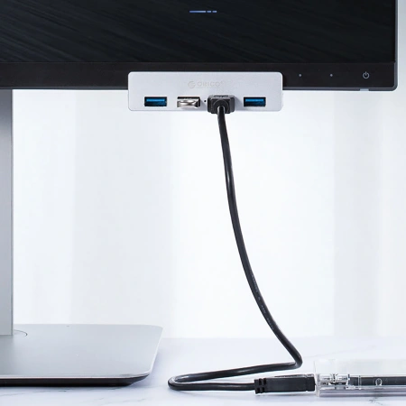 ORICO HUB WIELOFUNKCYJNY MH4PU DO LAPTOPA 4x USB-A 3.0 Z WYJŚCIEM DO DYSKÓW