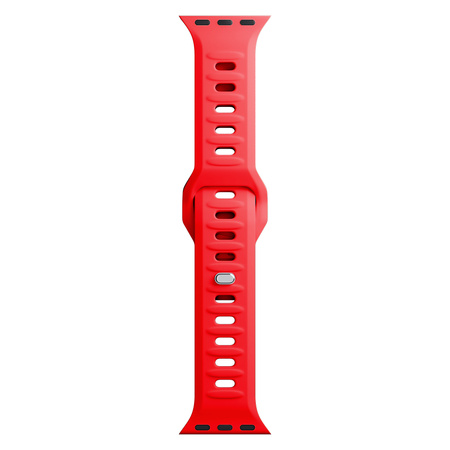 38/40/41/42 mm Red (small) - 3mk Silicone Watch Strap for Apple