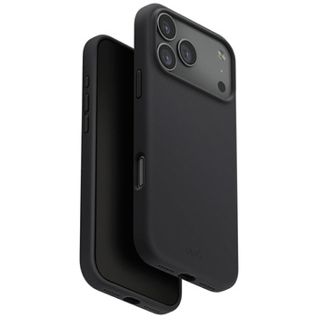 Etui UNIQ Lino do iPhone 17 Pro Magclick Charging szary