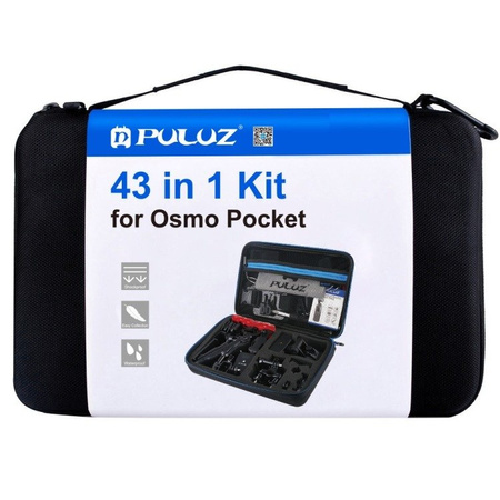 PULUZ ZESTAW 43 AKCESORII DO DJI OSMO POCKET PKT47 Z DEKSELAMI I STATYWEM