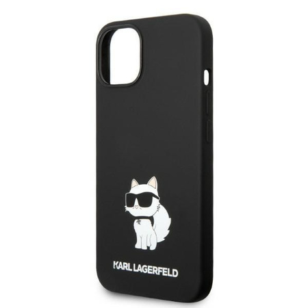 Karl Lagerfeld KLHMP14MSNCHBCK iPhone 14 Plus 6,7" hardcase czarny/black Silicone Choupette MagSafe