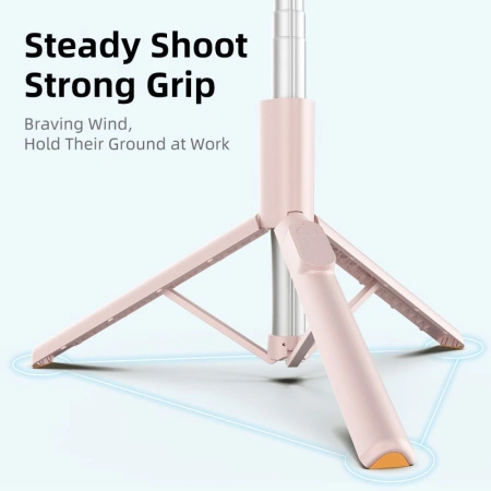 TECH-PROTECT SELFIE STICK Z TRIPODEM DO TELEFONÓW 3W1 Z PILOTEM KONTRO