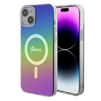 GUESS ETUI HARDCASE DO MAGSAFE IPHONE 15 PLUS 6.7 Z IRIDESCENT RAINBOW
