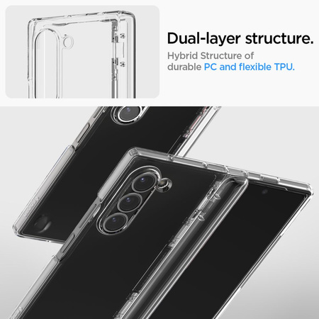 SPIGEN ULTRA HYBRID PRO GALAXY Z FOLD 6 CRYSTAL CLEAR