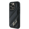 KARL LAGERFELD ETUI HARDCASE DO IPHONE 15 PRO 6.1 Z DIAGONAL QUILTED SCRIPT