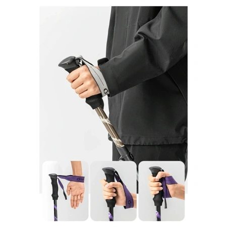 QUNATURE KIJKI ALUMINIOWE DO NORDIC WALKING 110-130 CM WYSOKOŚĆ REGULOWANA
