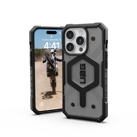 UAG Pathfinder Magsafe - obudowa ochronna do iPhone 15 Pro (ash)