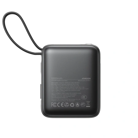 JOYROOM POWERBANK JR-PBF27 10000MAH 22.5W Z WBUDFANYMI KABLAMI USB-C