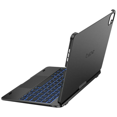 Etui Typecase Flexbook Touch             z klawiaturą do iPad Air 11" 2024/2025 szary
